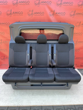 SET Seat triple bench Fiat Talento Trafic Opel Vauxhall Vivaro NV300 crew cab