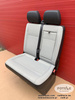 Seat VW T6 T5 double front passenger bench with armrest Robust Marathon Grey LHD