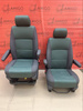Fotele przód VW T5 T6 kierowcy pasażera antracyt DUO zielone