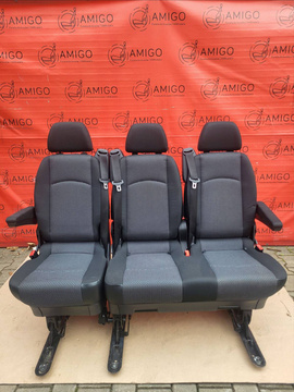 Rear Seats 2+1 bench single seat MERCEDES W639 Vito Tourer Viano lima comfort