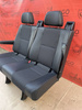 Seat Mercedes Sprinter W906 rear double bench seat with armrest isofix Leatherette