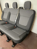 Seat triple bench NEW Renault Trafic Opel Vauxhal Vivaro NV300 Talento belts set