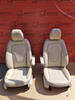 Seat Mercedes V class W447 driver passenger seats beige leather adjustments armrest 