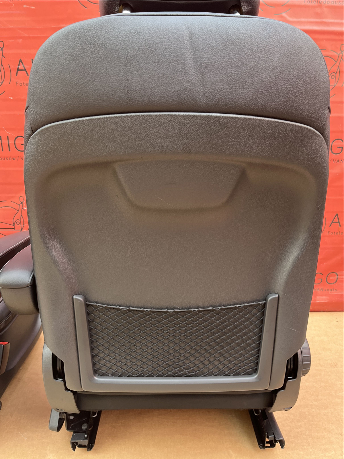 Front Seat Mercedes Vito W447 driver passenger 2014-2024 armrests Lugano Leather