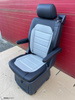 VW T6 Drehsitz Multivan Sitz Hinten Einzelsitz Moonrock Grau Leder ISOFIX T5