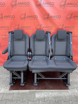 Seat Ford Transit Custom bench rear seats double single Capitol 2nd row LHD