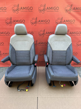 Seats front NEW VW Multivan T7 ArtVelours heated armrests