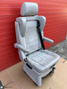 VW T6 Multivan Sitz Einzelsitz Drehsitz Kindersitze Leder grau ISOFIX T5
