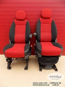 Komplet foteli przednich pneumatyczny Fiat Ducato Boxer Jumper
