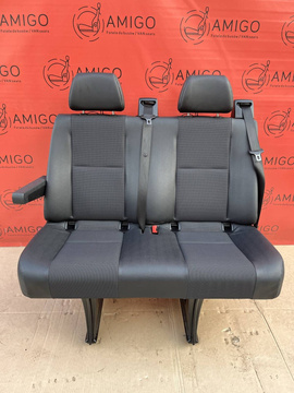 MB Sprinter W906 VW Crafter Kanapa dwuosobowa isofix skaj