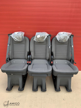 Seat Ford Transit Custom Tourneo bench rear folding seats 3x single seat 