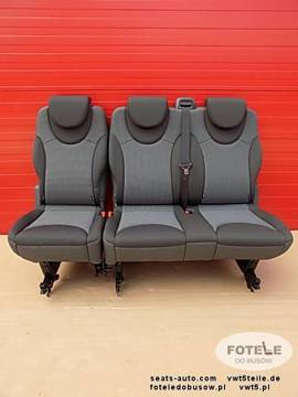Bench rear triple double single seat Scudo Jumpy Expert ProAce 2006-2016