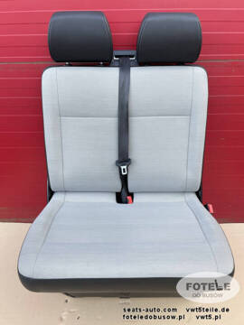 VW T6 T5 Front Seat Passenger Seat 2 Double Bench Robust Marathon