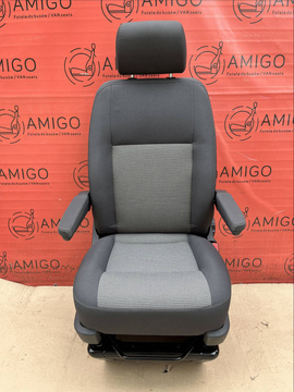 Seat VW T6 T5 anthracite front EU passenger | UK driver comfort adjustments armrests