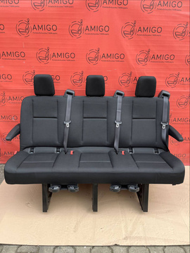 Mercedes Sprinter W907 W910 Sitzbank Sitz Fahrgastraum Hinten Maturin isofix Armlehnen