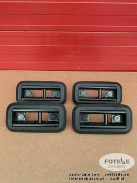 VW T5 T6 4x Bodenhalterungen für den Rücksitz GENUINE 7H0883873F 7H0883087A 9B9