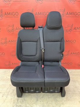 Fotel kanapa dwuosobowa pasażera 2016-19 Opel Vivaro Trafic Talento NV300