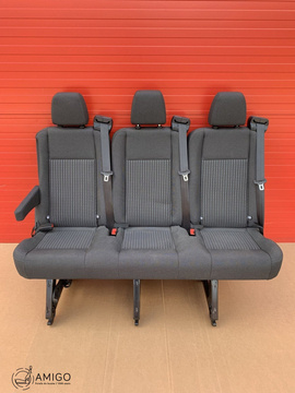 Ford Transit MK8 3er Sitzbank Bank Fahrgasrraum Sitz isofix Lane Verstellbare