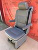 Einzelsitz VW T5 Multivan Caravelle graues Leder hinten T6 drehbar