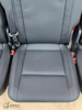 Bench rear triple seat VW T6 Transporter Titan Black leather t5 3x three single