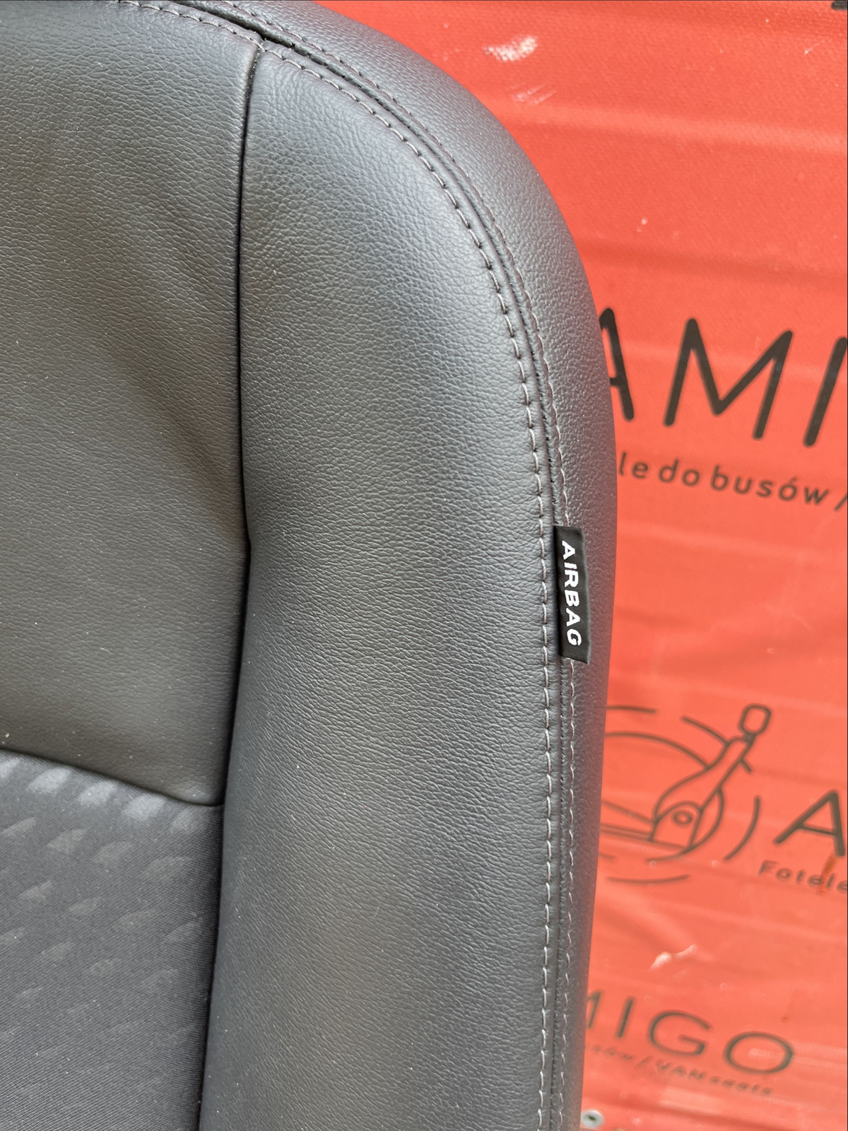 Fotel kierowcy i pasażera Ford Transit Custom SPORT skóra DYNAMO podgrzewane Airbag