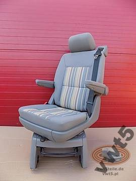 VW T5 seat Multivan Caravelle California grey swivel