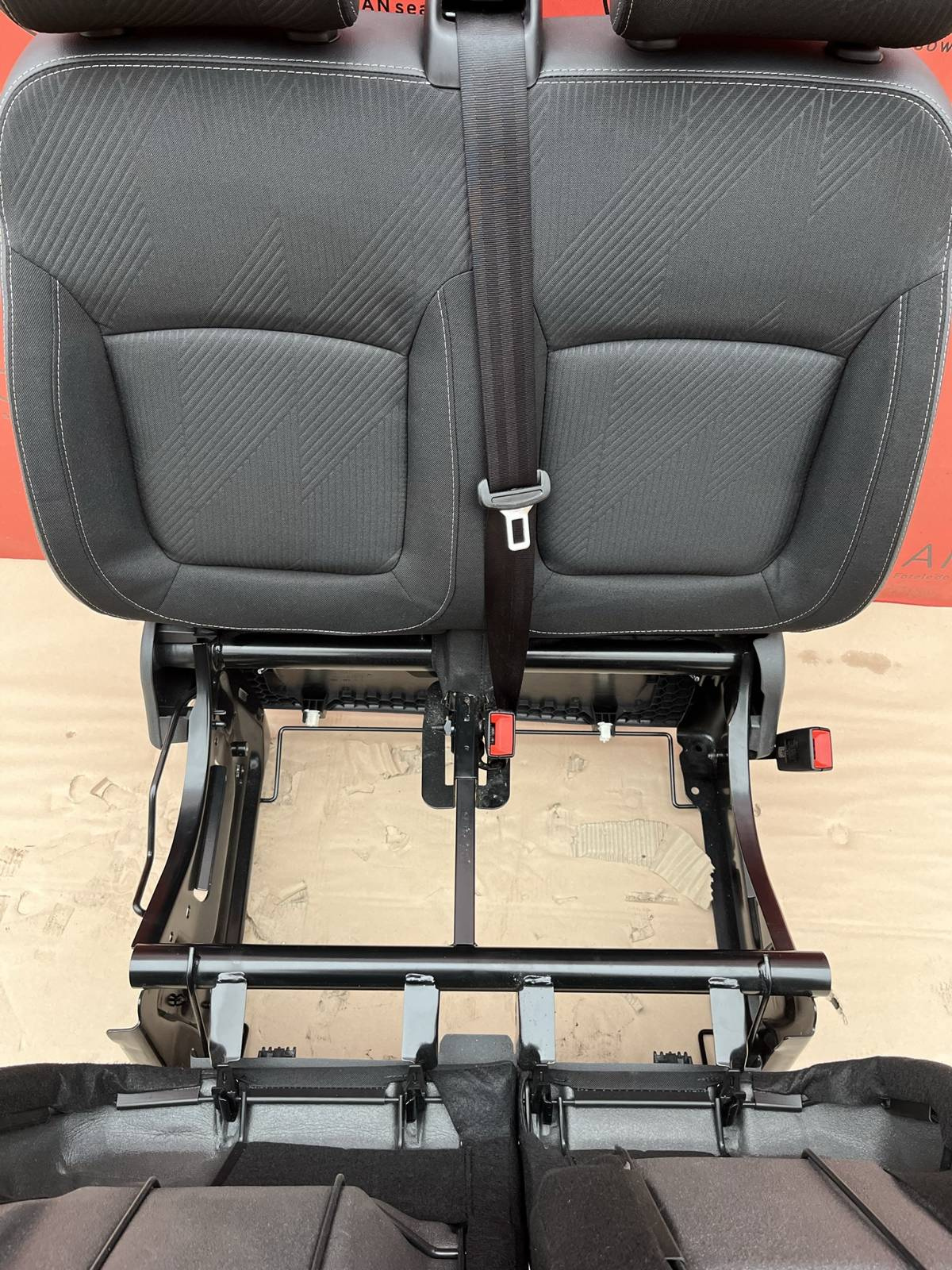 Fotel kanapa dwuosobowa pasażera JAVA 2016-23 Renault Trafic Vivaro Talento NV300