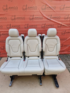 MERCEDES W447 V Klasse Hinten sitz Einzelsitz Sitzbank Doppelbank RHD