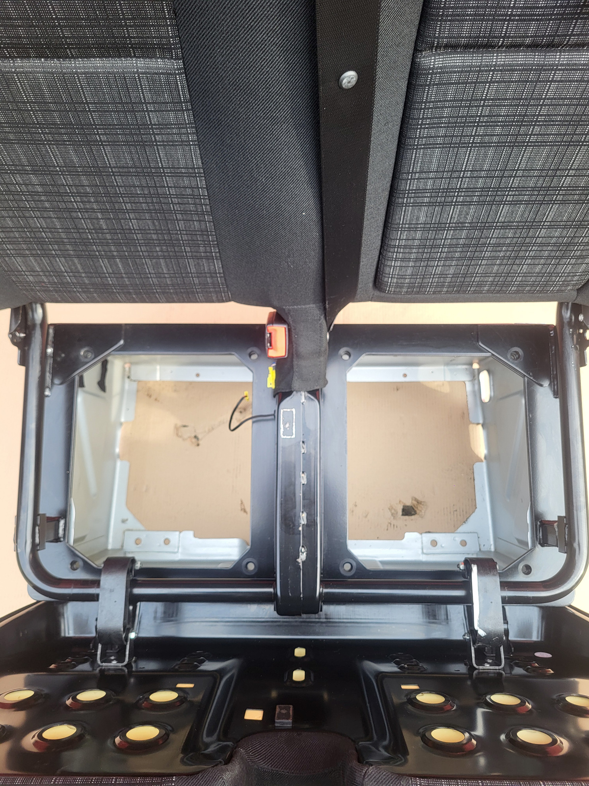 Seat Mercedes Sprinter W907 W910 Bench front double Tunja fabric LHD swivel