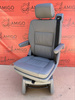 Einzelsitz VW T5 Multivan Caravelle graues Leder hinten T6 drehbar