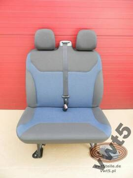 Sitz Opel Vauxhall Vivaro Trafic Primastar vorne Doppel-Beifahrer 2001-2014