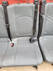 Tylne siedzenia 2+1 kanapa + fotel pojedynczy MERCEDES W639 Vito Tourer Viano skaj RHD