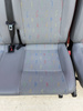 Fotel dwuosobowy dwójka tył + koziołek VW T5 Inca RHD
