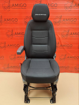 Fotel kierowcy CREPE Fiat Ducato 2022-25 Boxer Jumper Proace max