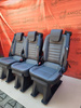 Ford Transit Custom Tourneo Fahrgastraum 3x Sitz Einzelsitz Sitze Salerno Leder