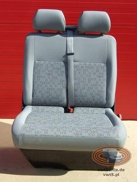 VW T5 Sitzbank Sitz Beifahrersitz 2er Doppelbank 2003-2009 OX