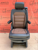 VW T6 Sitz Multivan Hinten Drehsitz Einzelsitz PanAmericana ISOFIX T5 Braun Lede
