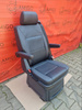 Seat VW T5 black leather single rear 6 not swivel
