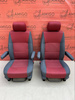 VW T5 Multivan Caravelle Fahrer & Beifahrersitz Sitz Vorne DUO rot