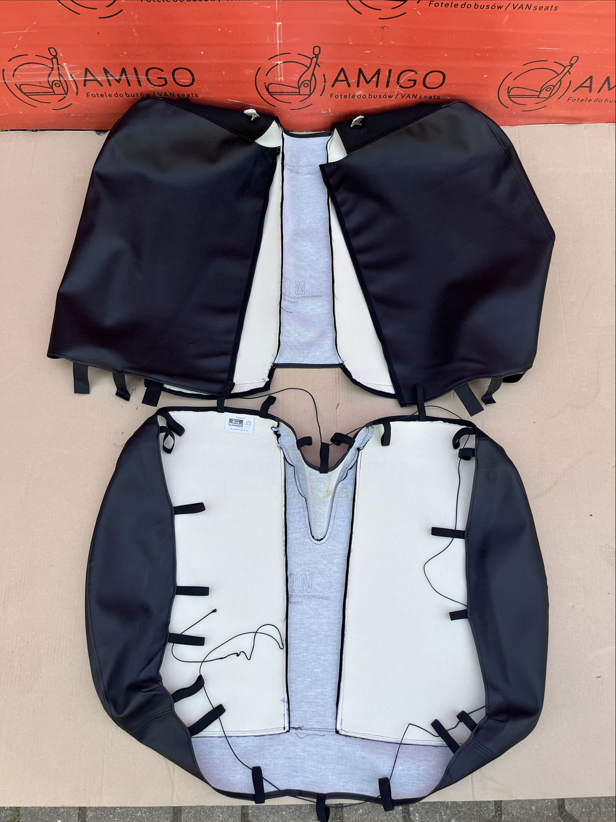 Sitzbezüge Mercedes Vito W447 Beifahrersitzbank Sitzbank Bank Doppelbank