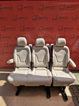 Rear Seats 2+1 bench single seat MERCEDES W447 V class RHD