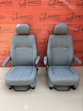 Seat VW T5 Inca front driver & passenger comfort adjustments armrests