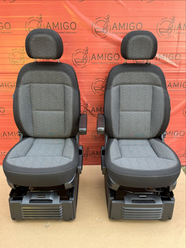 Komplet foteli przednich Fiat Ducato Boxer Jumper Ram ProMaster