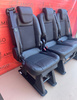 Fotel 2+1 Ford Transit Custom 2013-2023 kanapa tylna podwójna pojedyncza Sport