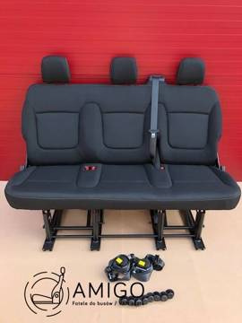 Fotel trójka zestaw Opel Vivaro Trafic Talento NV300