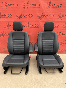 Ford Transit Custom TRAIL Fahrersitz Beifahrersitz Sitze Salerno Leder
