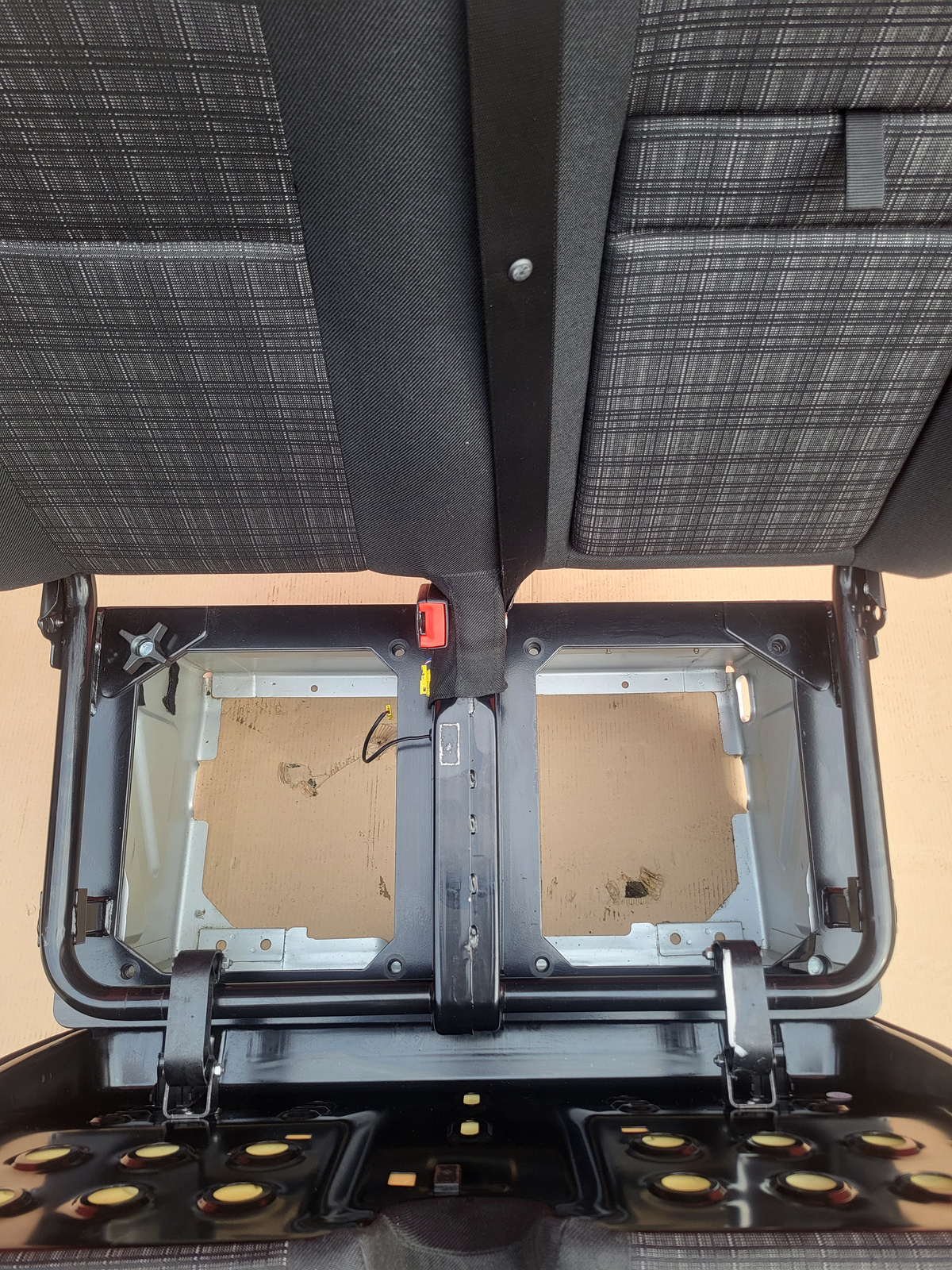 Seat Mercedes Sprinter W907 W910 Bench front double Tunja fabric LHD swivel