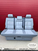 VW T5 Sitzbank Multivan Sitz Schlafsitzbank Schlafbank GRAU Leder Alcantara T6