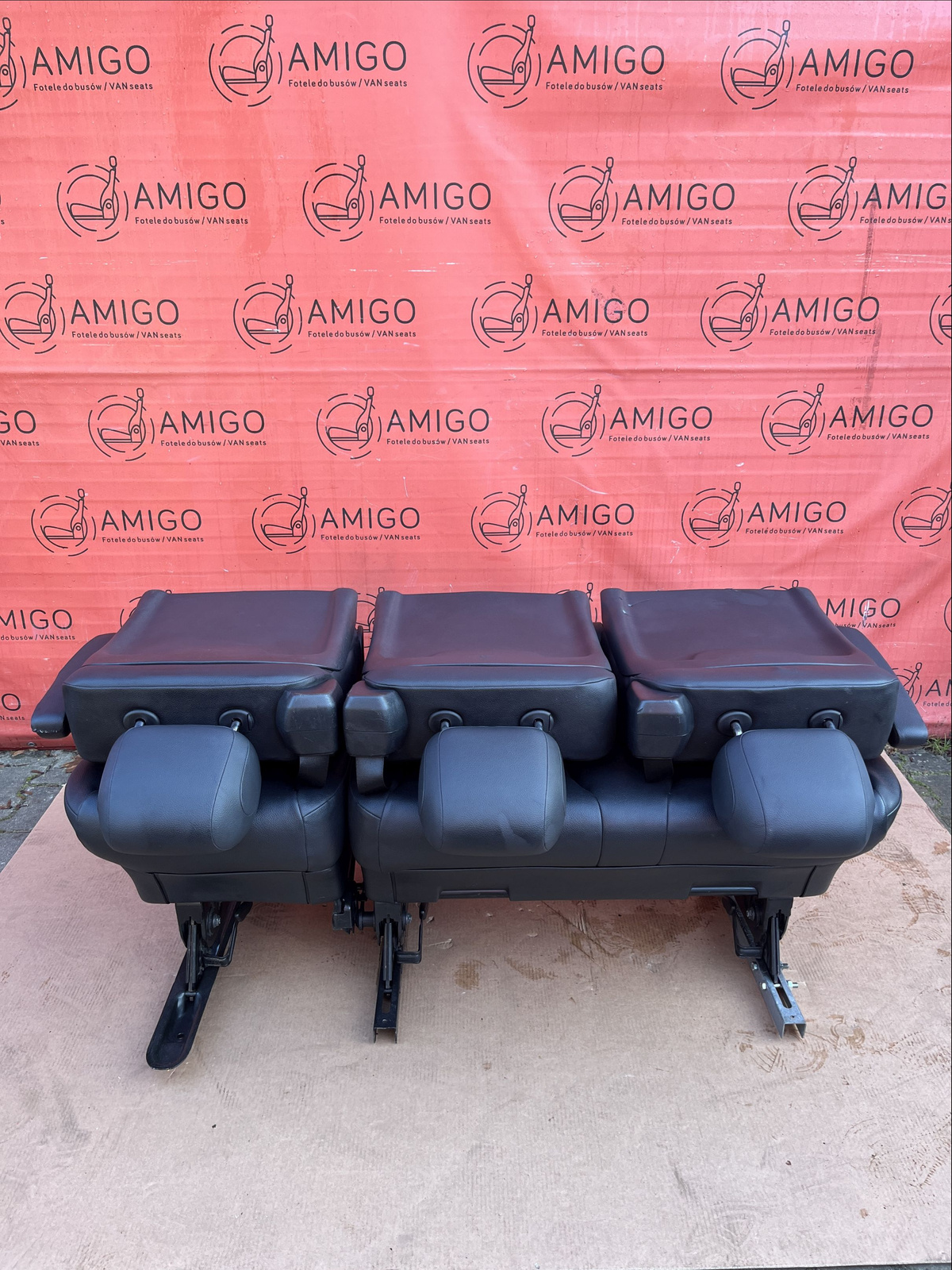 Rear Seats 2+1 bench single seat comf MERCEDES W447 Vito Tourer Leatherette LHD