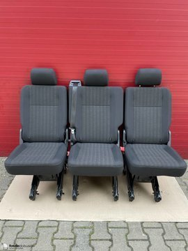 VW T6 T5 Sitzbank PANDU Sitz Sitze 3er Bus 3x Einzelsitz